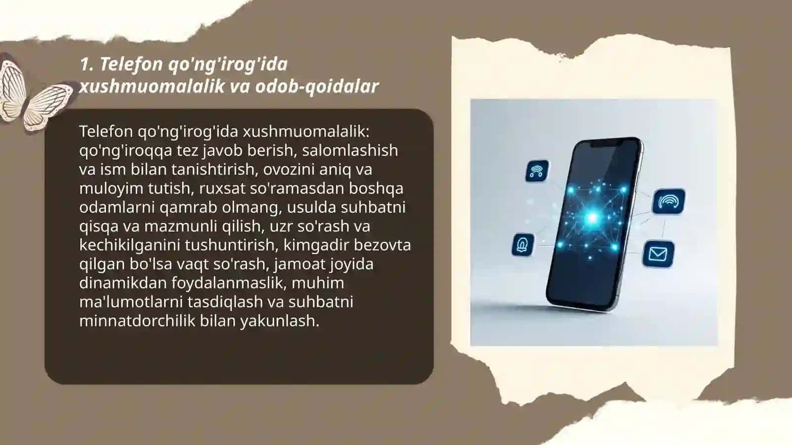 Telefon va onlayn muloqot madaniyati 3