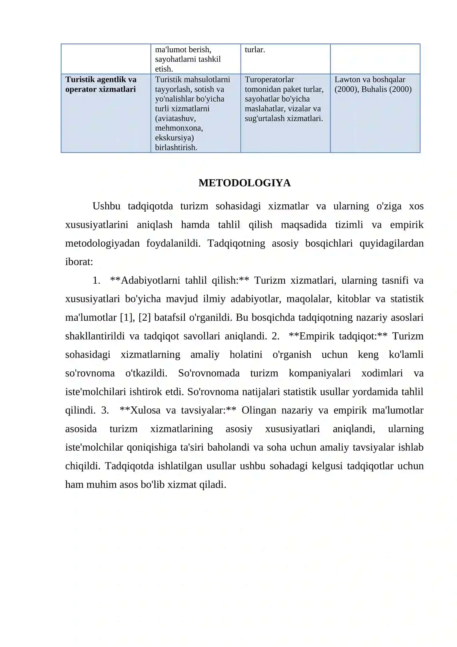 TURIZMDA XIZMATLAR VA ULARNING XUSUSIYATLARI 3