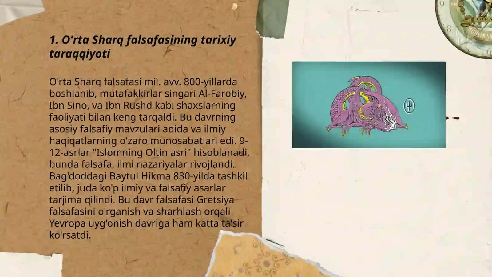 O'rta sharq falsafasi va uyg'onish davri xususiyatlari 3
