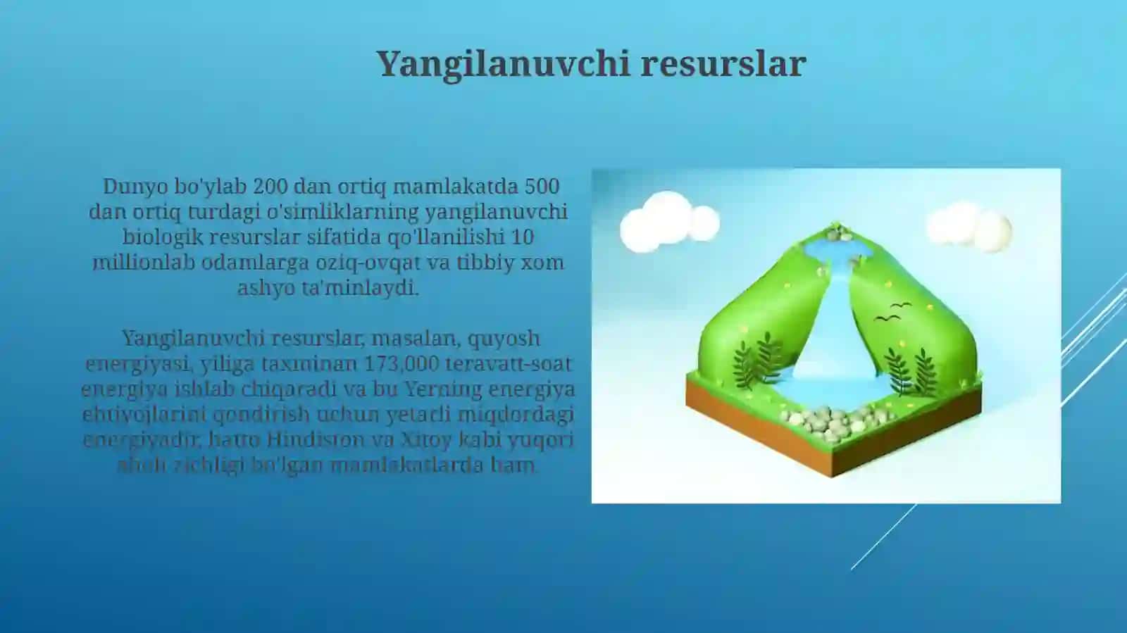 Tabiiy resurslarning asosiy turlari va ularning klassifikatsiyasi 3