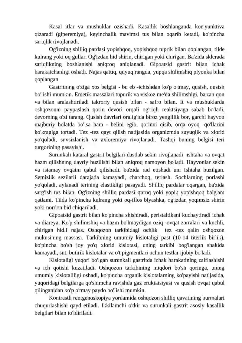 OVQAT HAZM QILISH TIZIMINING KASALLIKLARI 3