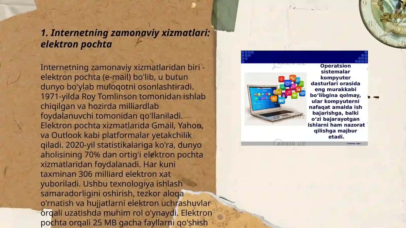 Internetning zamonaviy xizmatlari 3