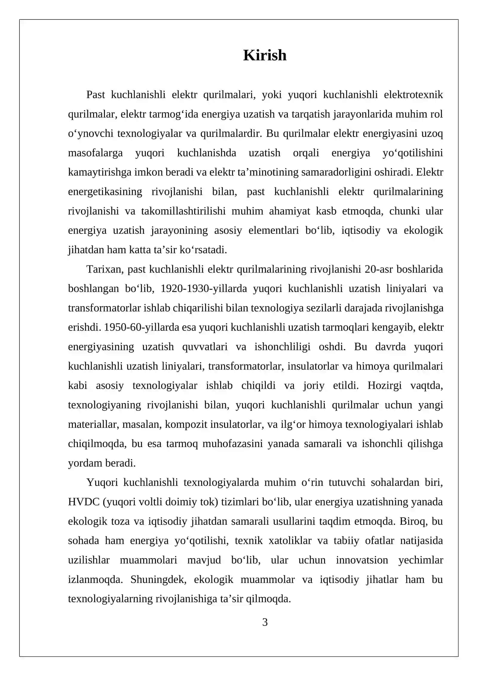 MUSTAQIL ISH PAST KUCHLANISHLI ELEKTR QURILMALARI 3