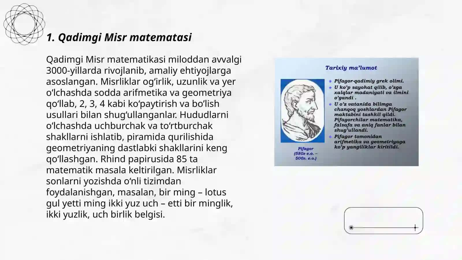 Matematikaning rivojlanish tarixi 3