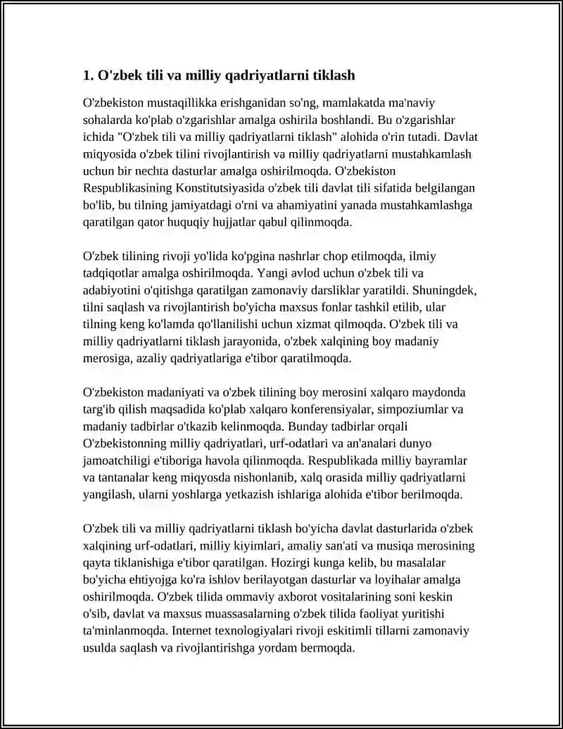 O'ZBEKISTONDA AMALGA OSHIRILATOTGAN MA'NAVIY O'ZGARISHLAR 3