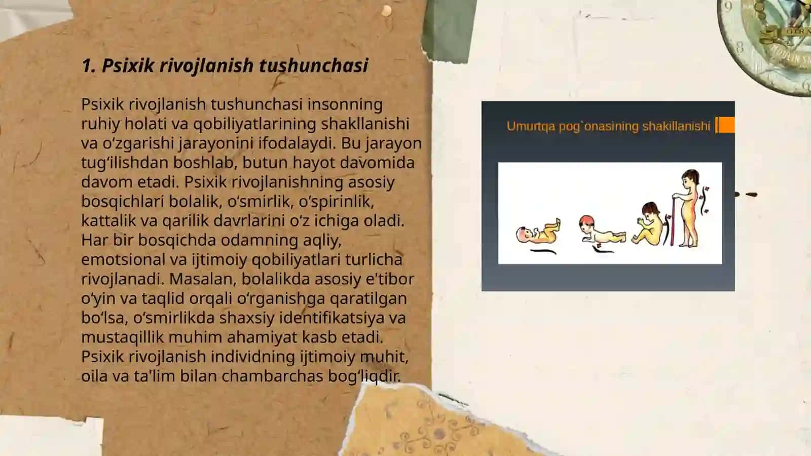 Bolaning psixik rivojlanishi va yosh davrlari 3