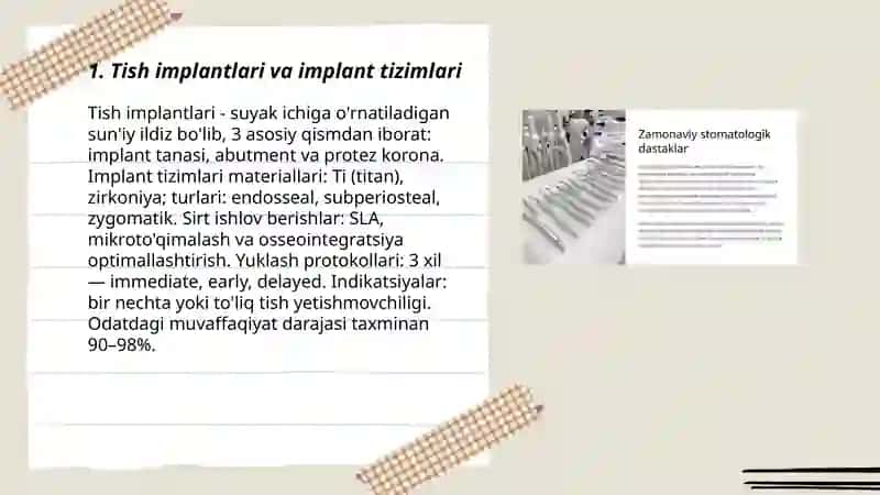 Tish implantlari va implant tizimlari 3