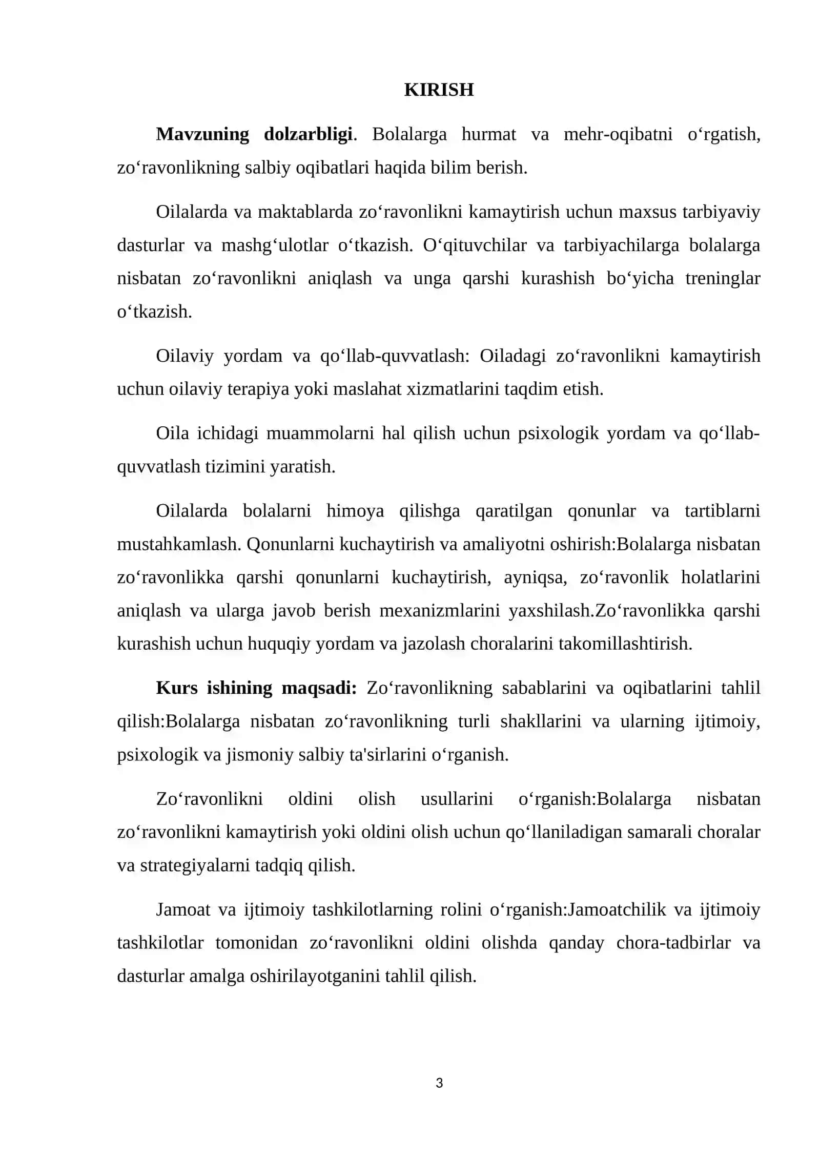 Bolalarga Nisbatan Zoʻravonlikni Oldini Olish Chora Tadbirlari 3