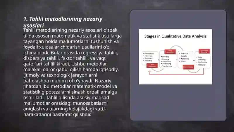 Tahlil. Hujjatlar tahlili usuli 3