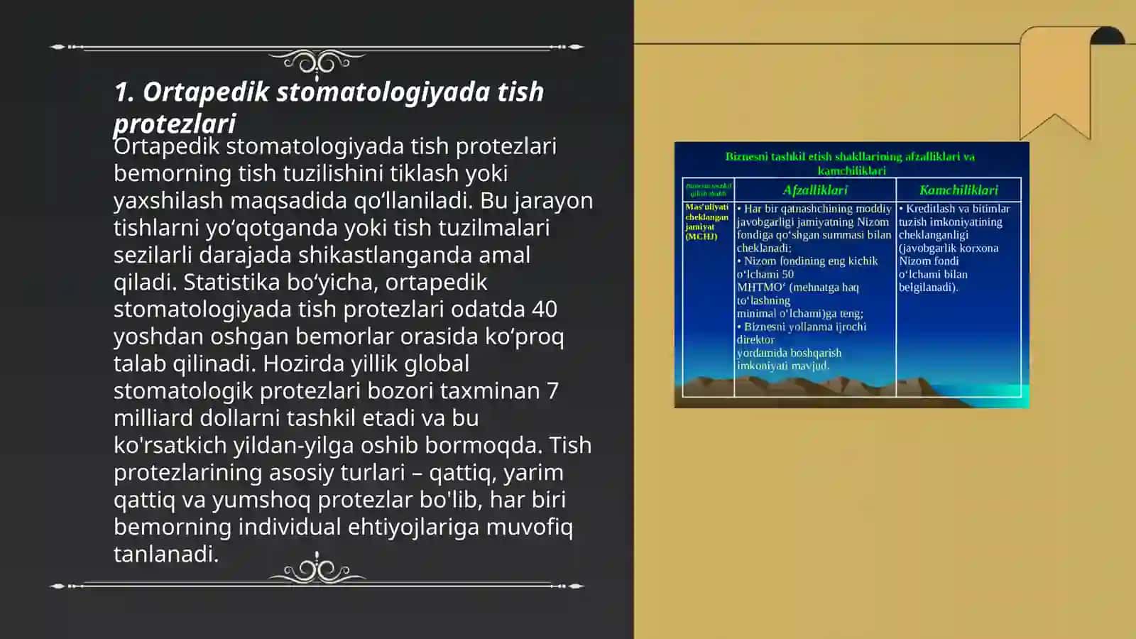 Ortapedik stomatologiyada tish protezlari 3