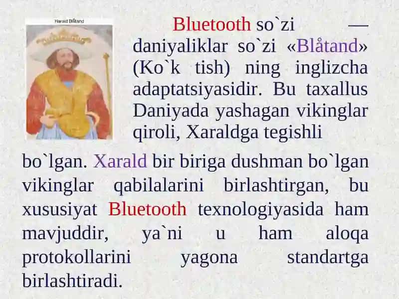 Bluetooth texnologiyasi 3