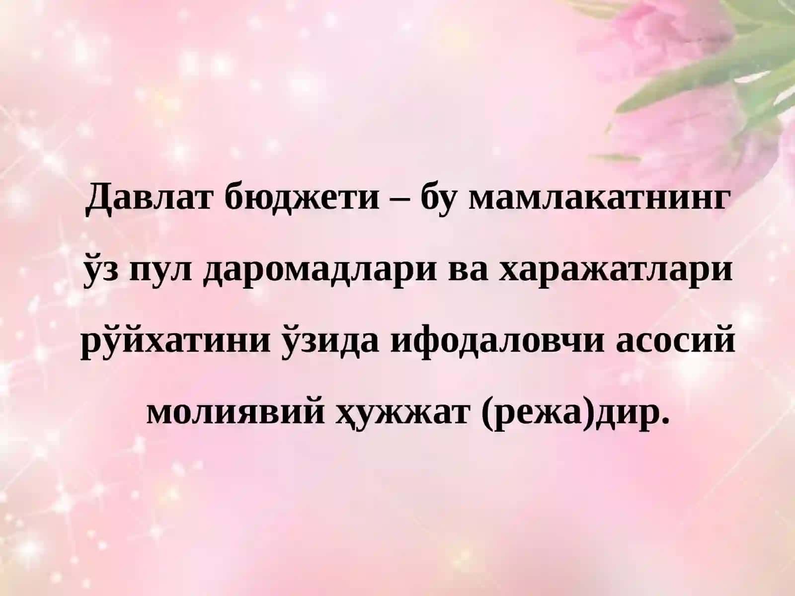 МOЛИЯ-КРEДИТ ВА ДАВЛАТ БЮДЖЕТИ СТАТИСТИКАСИ 3