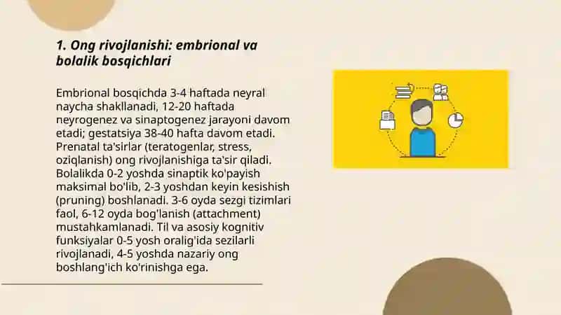 Ongning rivojlanishi va ongsz jarayonlarning psixologik mohiyati 3