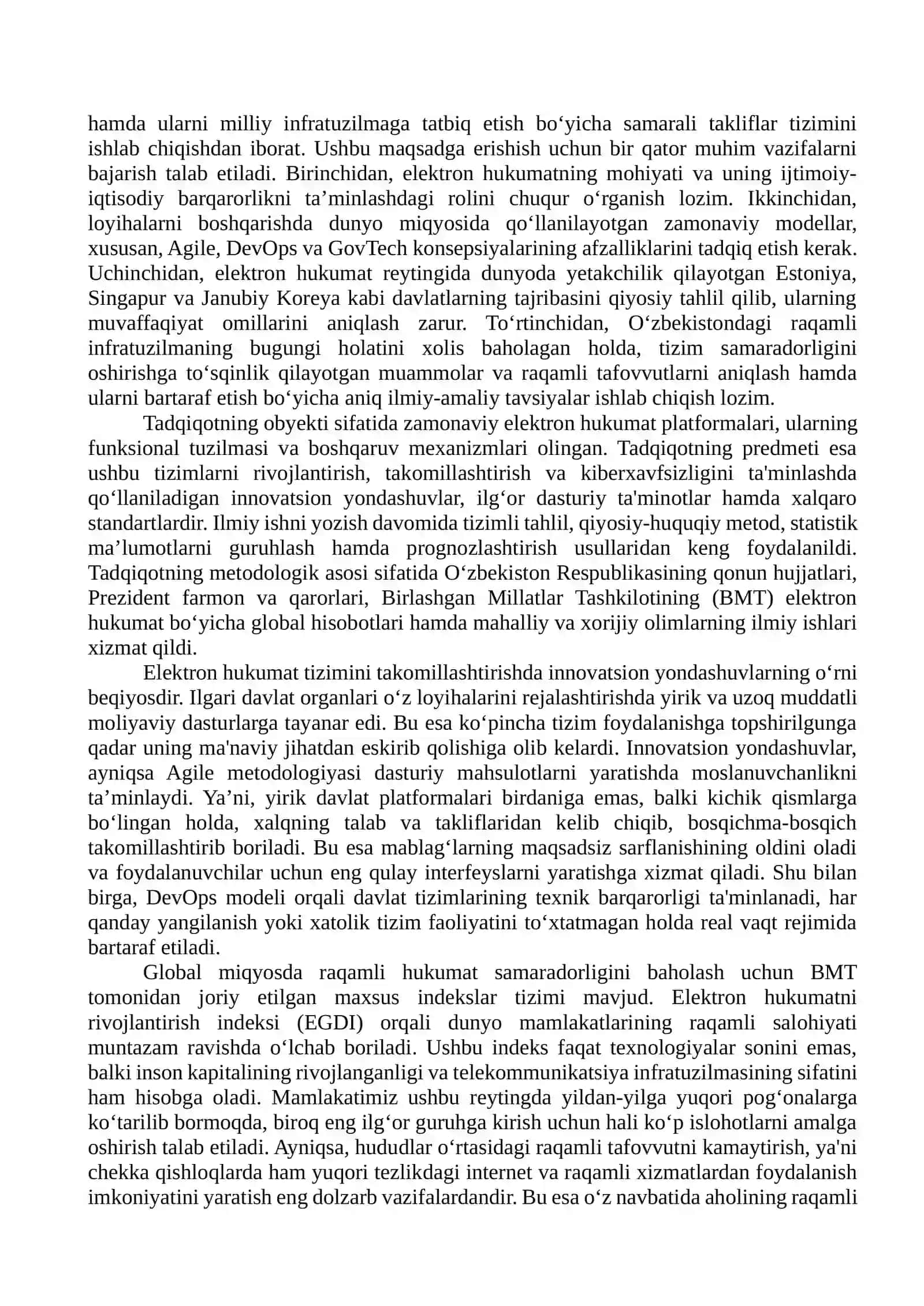 Elektron hukumat tizimlarini rivojlantirishda innovatsion yondashuvlar 3