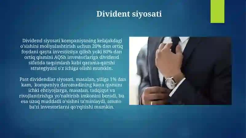 Korporativ moliyaning obyekti predmeti va maqsadi 3