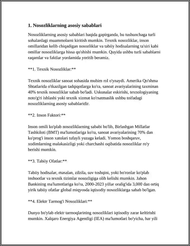 NOSOZLIK SABABLARINI VA ULARNI OLDINI OLISH YOʻLLARINI OʻRGANISH 3