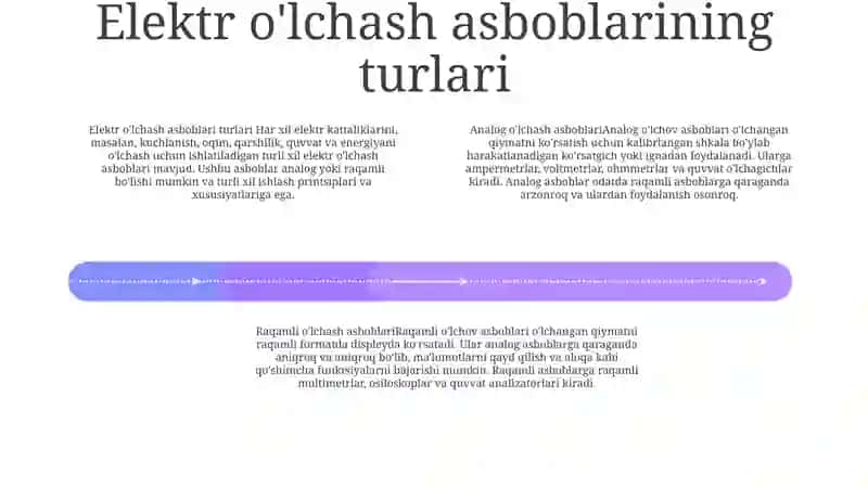 Elektr O‘Lchash Vositalari To‘G‘Risida Umumiy Ma‘Lumotlat 3