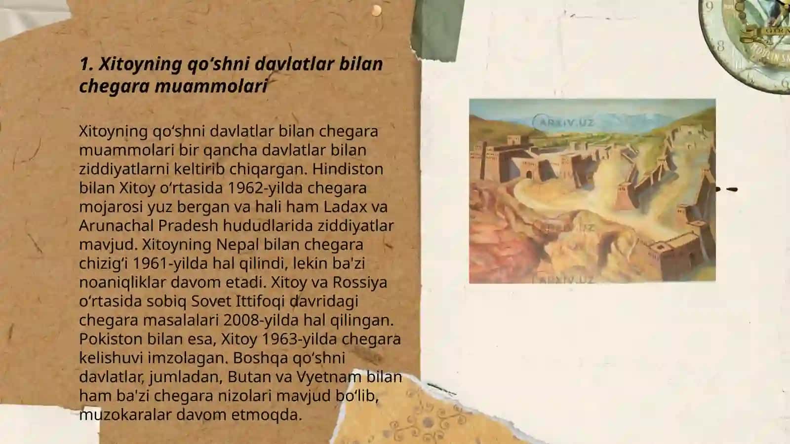 Xitoy davlati geosiyosiyosati 3