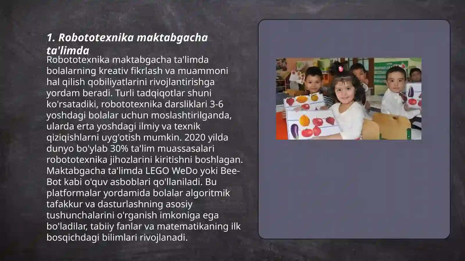 Robototexnika maktabgacha ta'limda 3
