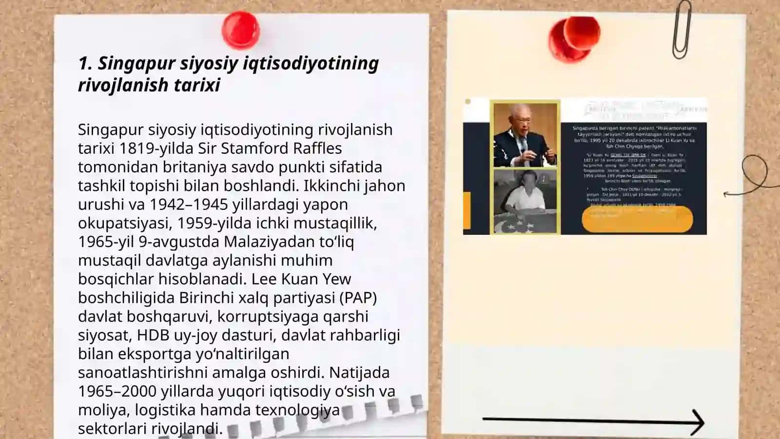 Singapur siyosiy iqtisodiyotining rivojlanish tarixi 3