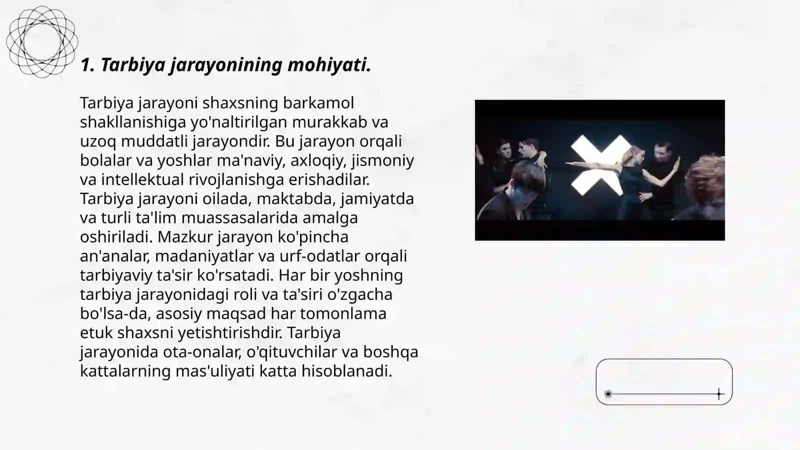Tarbiya jarayonining mohiyati va mazmuni 3