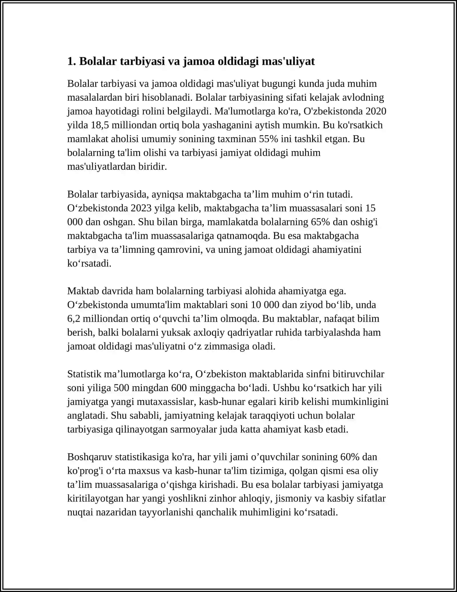 BOLALAR TARBIYA JAMOASI YAGONA PEDAGOGIK JARAYONNING ASOSIY SHAKLI 3