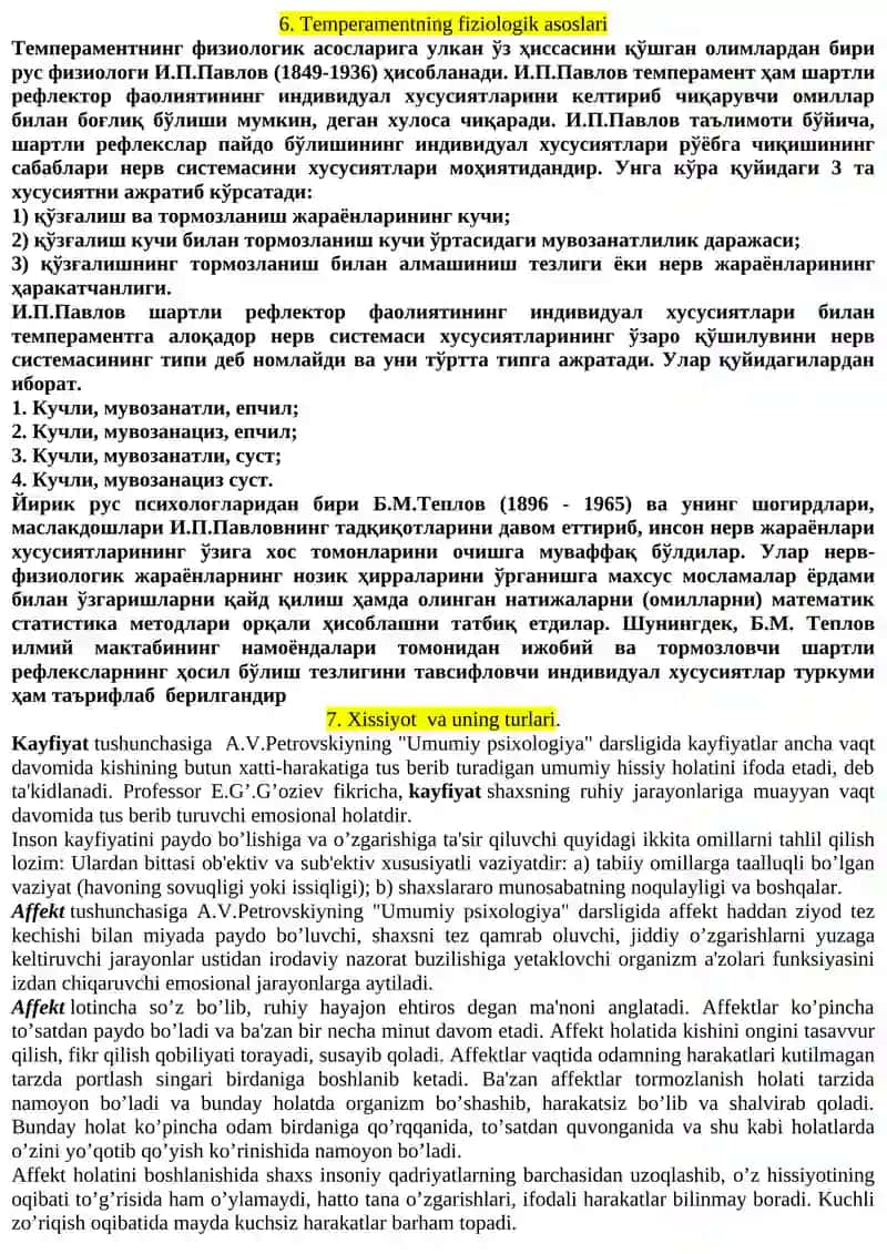 Psixologiya fanining predmeti, maqsadi va vazifalari 3
