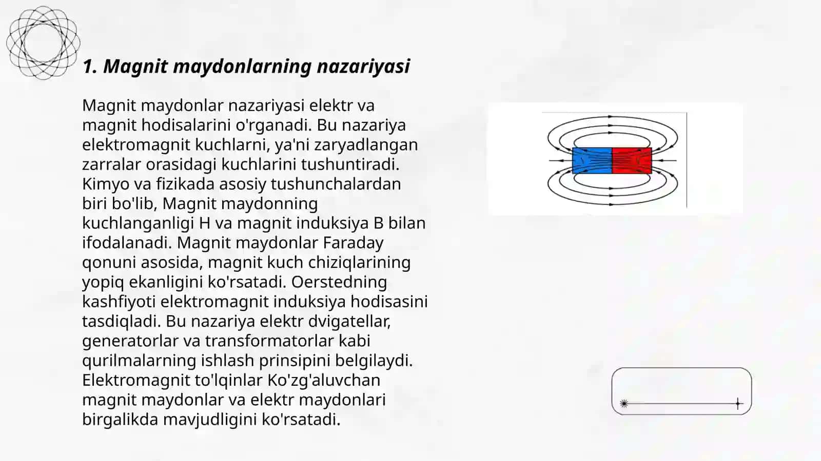 Magnit maydonlarning nazariyasi 3