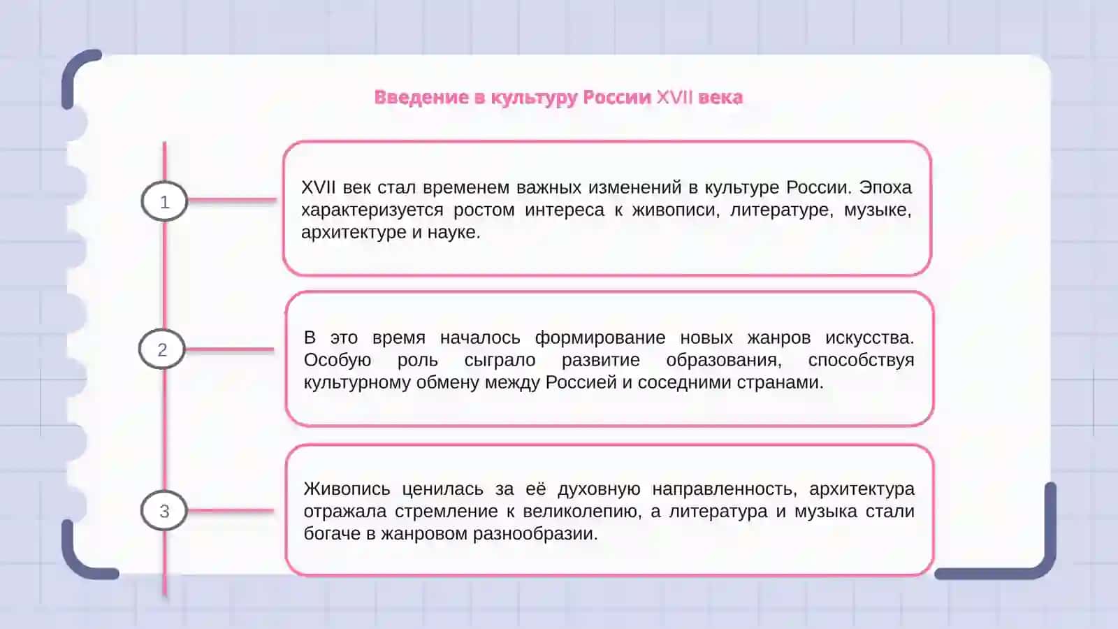 Живопись литература,музыка,архитектура,наука и образование России в XVII веке 3
