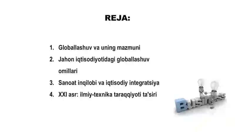 O’ZBEKISTON RESPUBLIKASI OLIY TA’LIM FAN VA INNOVATSIYALAR VAZIRLIGI BUXORO DAVLAT UNIVERSITETI Iqtisodiyot va Turizm fakulteti 9-1 IQTS-21 guruhi talabasi NURULLOYEVA GO’ZALning Global iqtisodiy rivojlanish fanidan MUSTAQIL ISHI 3