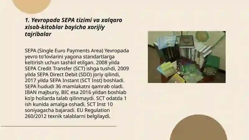 Xalqaro xisob-kitoblar boyicha xorijiy tajribalar 3