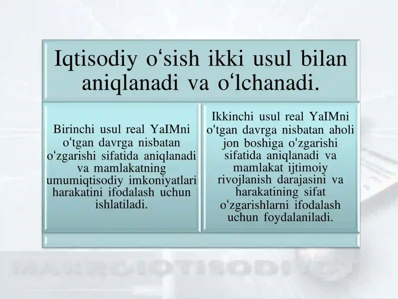 Makroiqtisodiyotda davriy rivojlanish. Ishchi kuchi va ishsizlik 3