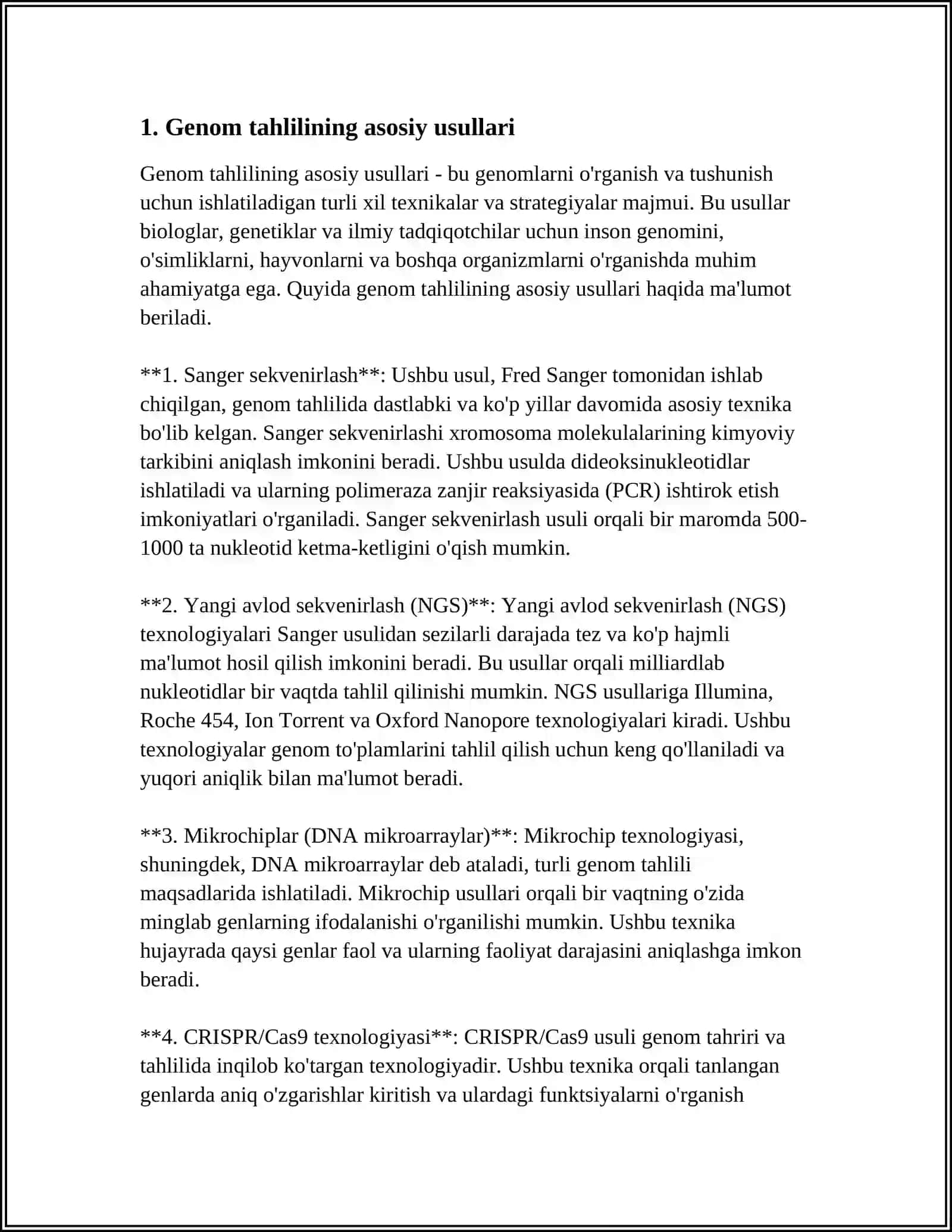 GENOM TAHLILI VA CRISPR TEXNOLOGIYALARI 3