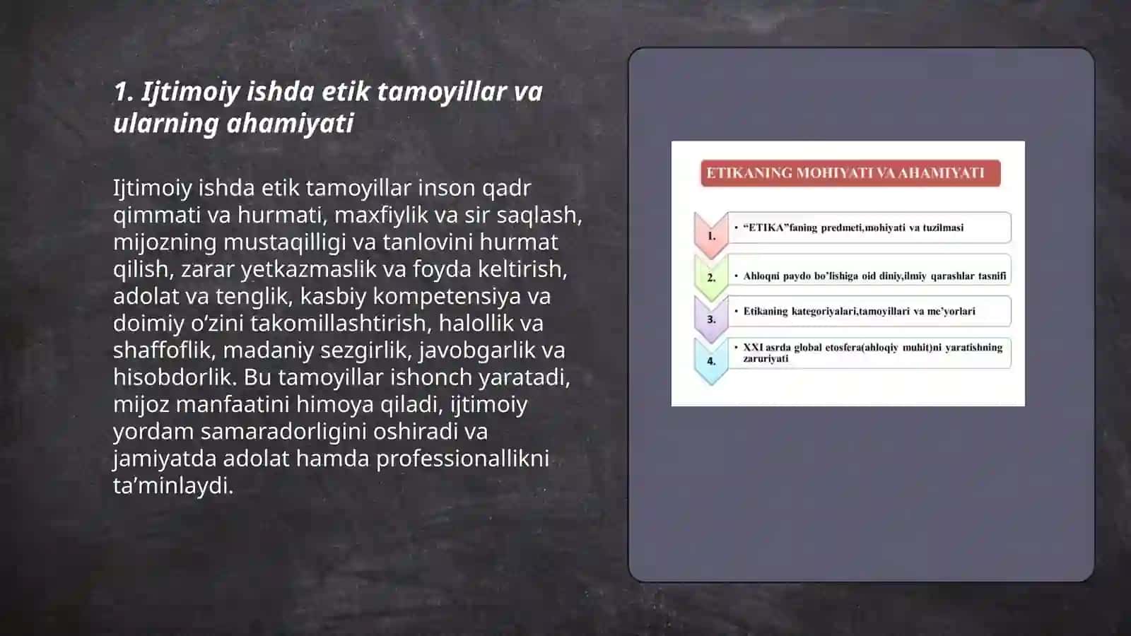Ijtimoiy ishda etikaning ahamiyati 3