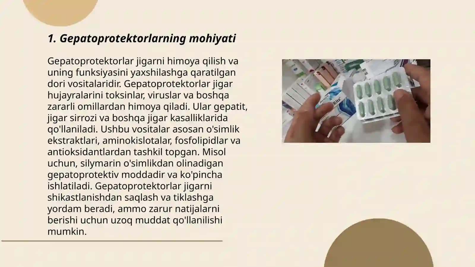 Jigar faoliyatiga ta'sir etuvchi vositalar 3