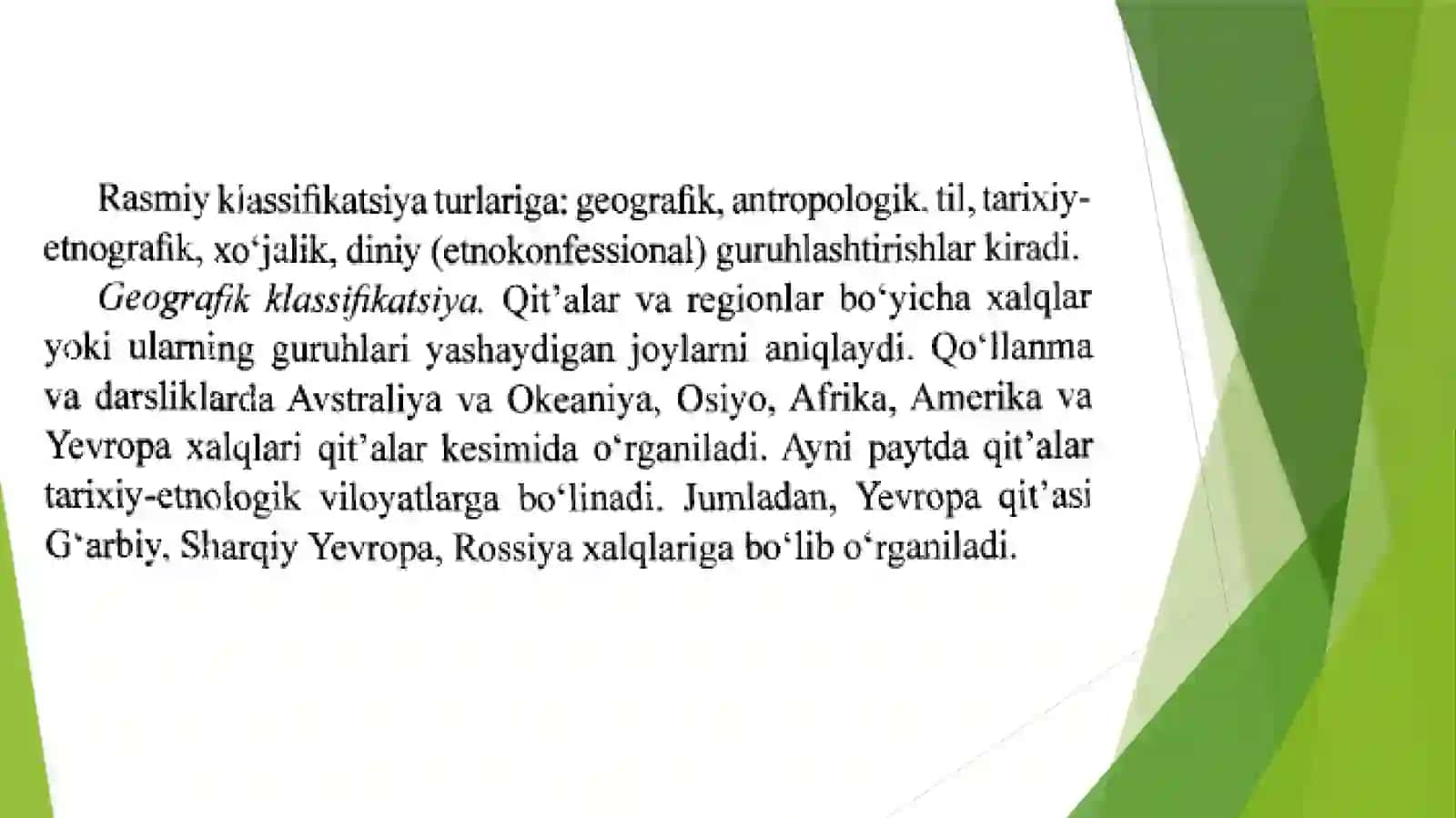 IRQIYTIP VA TILLARI MASALASI 3