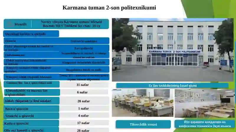 Zamonaviy ta’lim metodlarini kasbiy ta’lim tizimida qo‘llanilishi 3