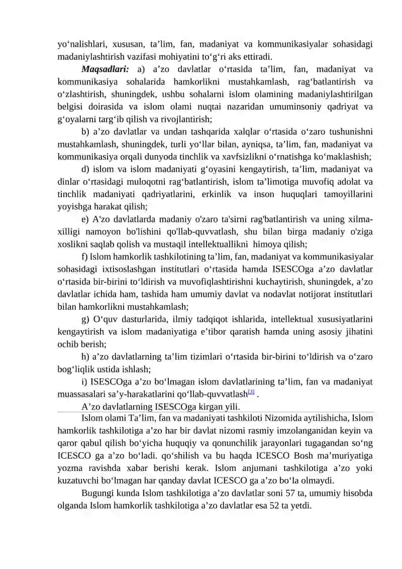 Xalqaro Diniy Tashkilotlar Faoliyatining Tarixi va Maqsadlari 3