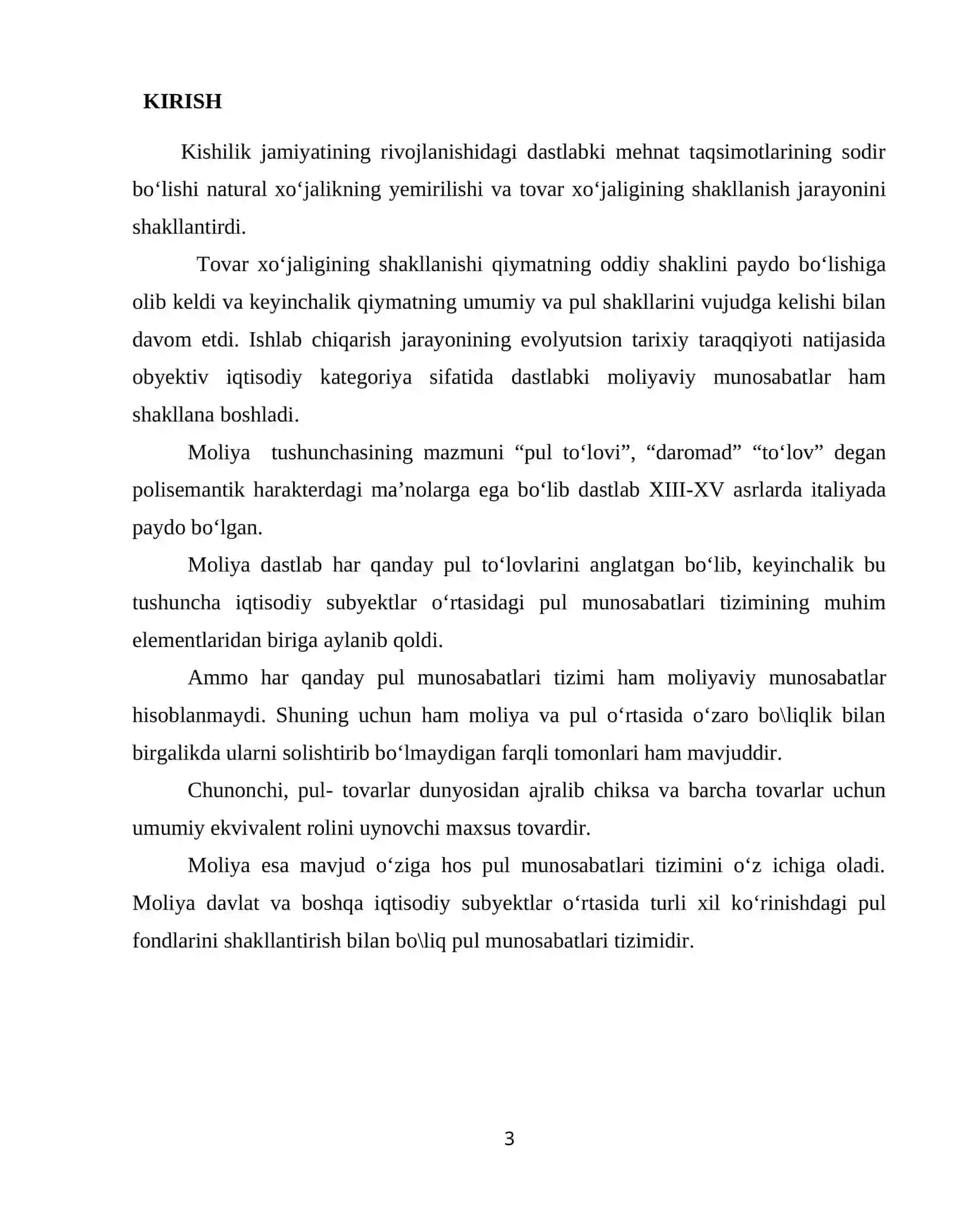 MOLIYAVIY HISOB FANINING PREDMETI TADQIQOT USULLARI VA BOSHQA FANLAR BILAN OZARO BOG’LIQLIGI 3