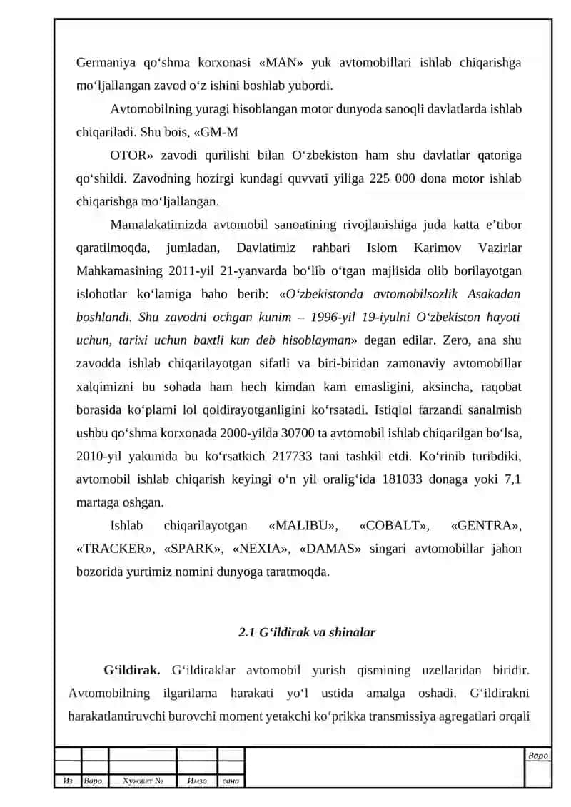 "UzDAEWOO" avtomobillari 3