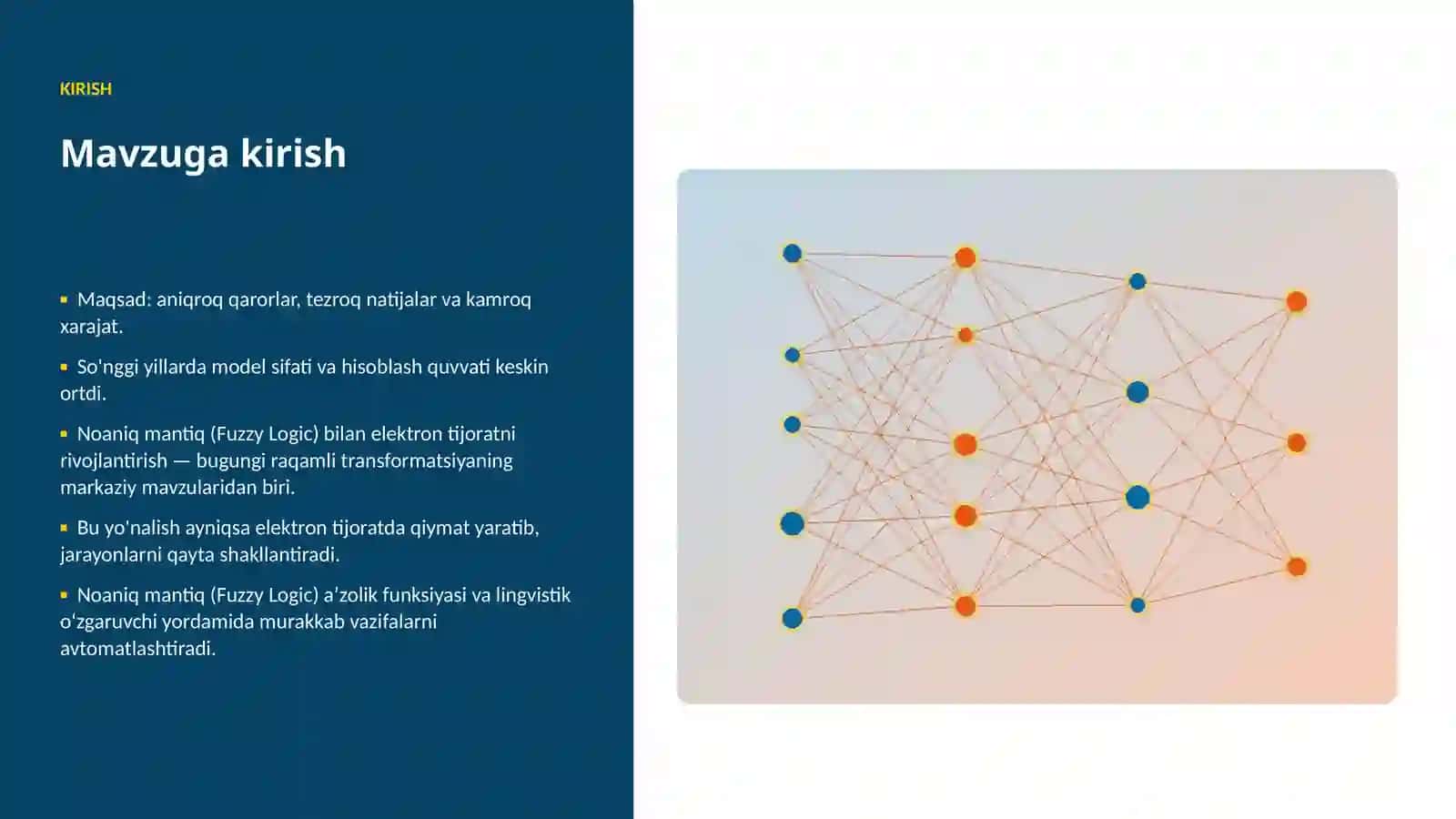 Noaniq mantiq (Fuzzy Logic) bilan elektron tijoratni rivojlantirish 3
