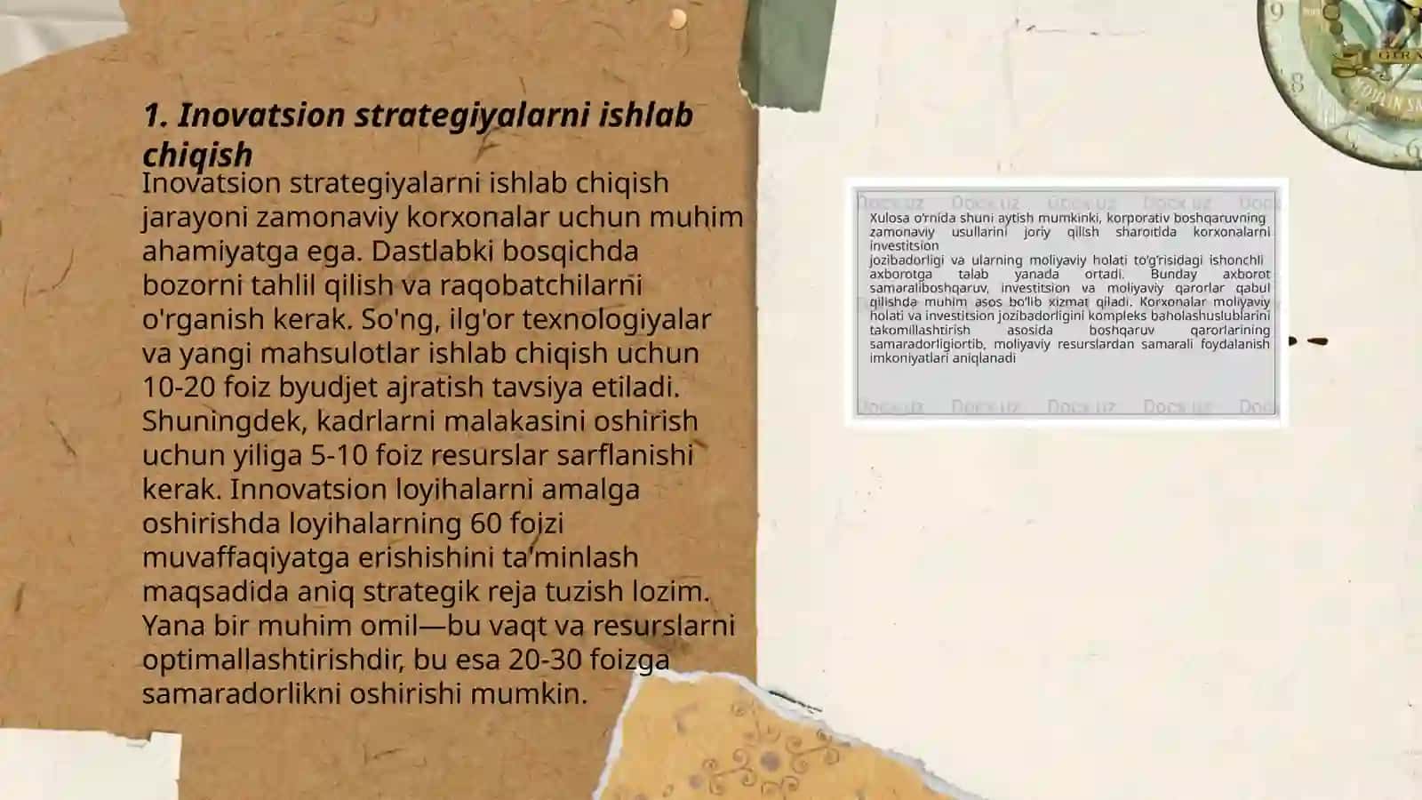 Inovatsion strategiyalarni ishlab chiqish 3