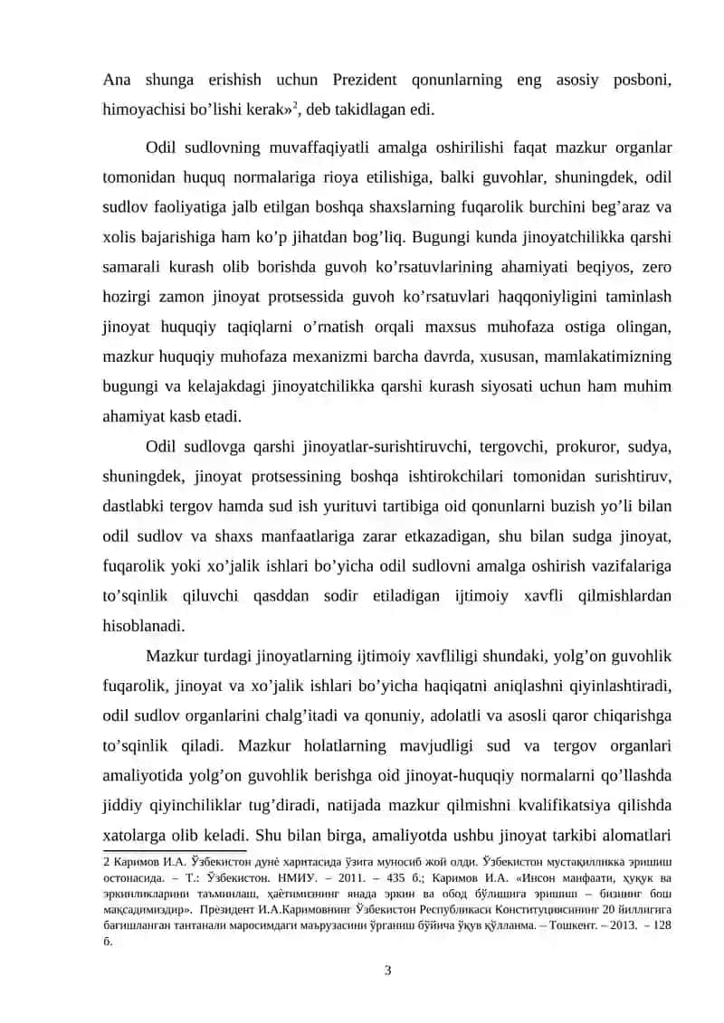 Yolg’on guvohlikning kriminologik jihatlari 3
