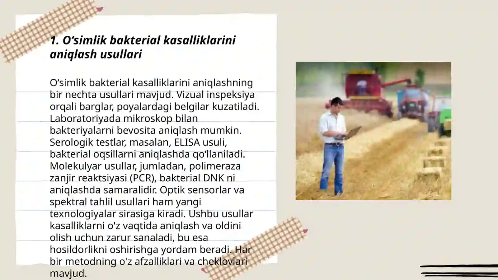Oʻsimlik kasalliklariga tashxis qoʻyish usulari 3