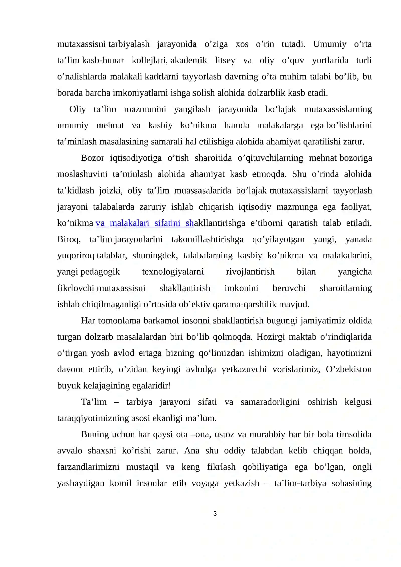 QAVSLI IFODALAR QATNASHGAN TOPSHIRIQLAR USTIDA ISHLASH 3