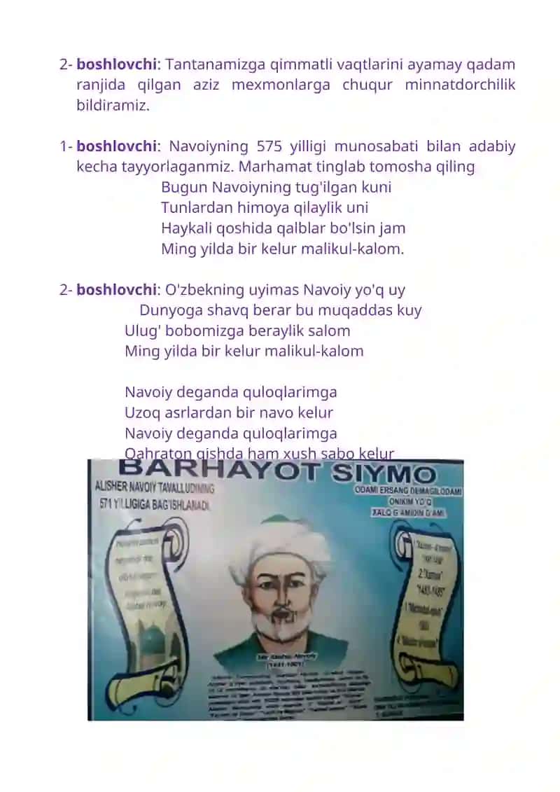 Adabiy kecha ssenariysi 3