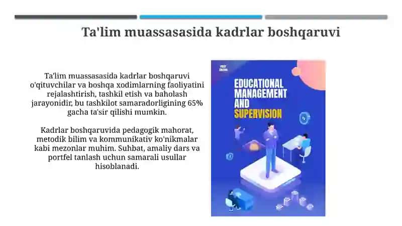 Ta’lim menejmentida xodimlarni boshqarishning nazariy asoslari 3