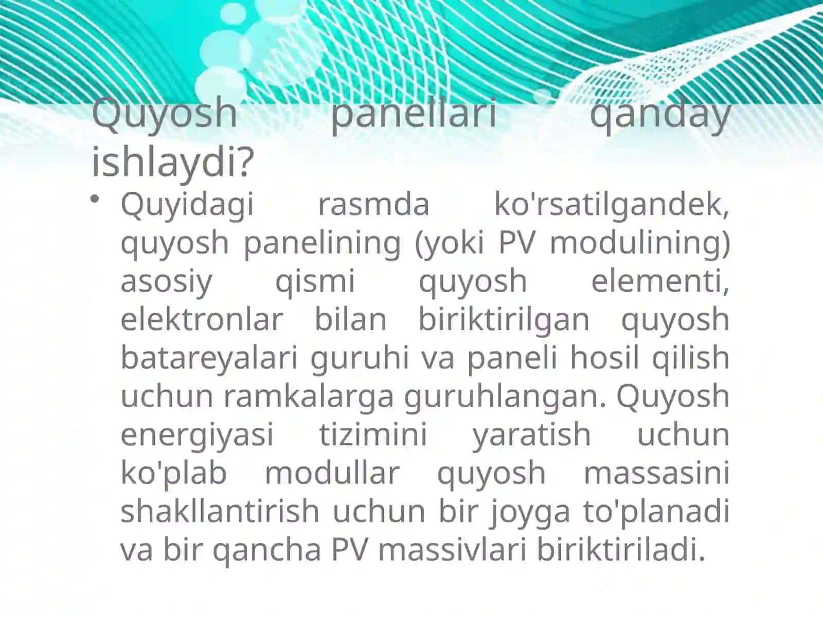 Quyosh panelarini tarmoqa ulash 3
