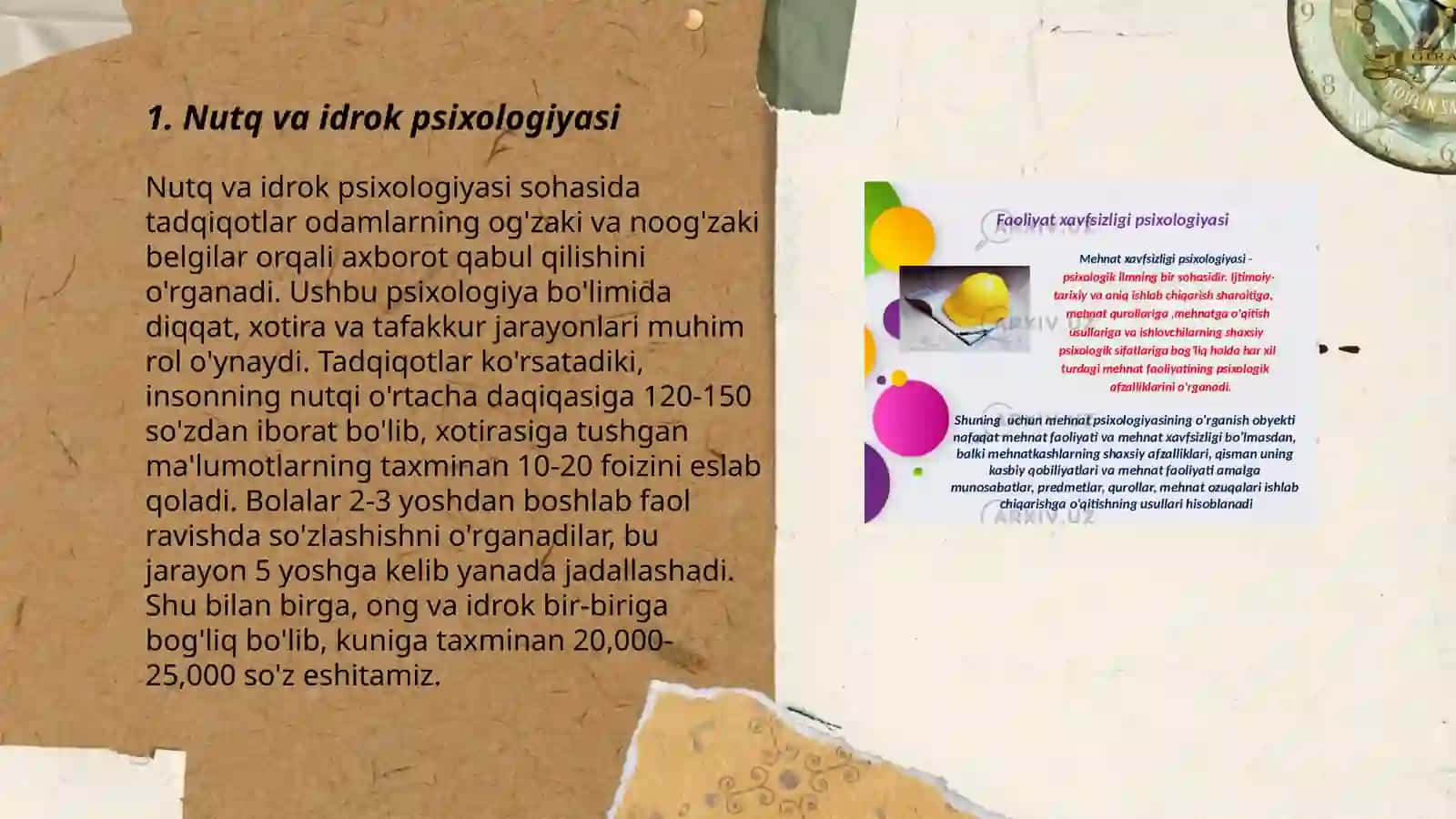 Nutq va idrok psixologiyasi 3