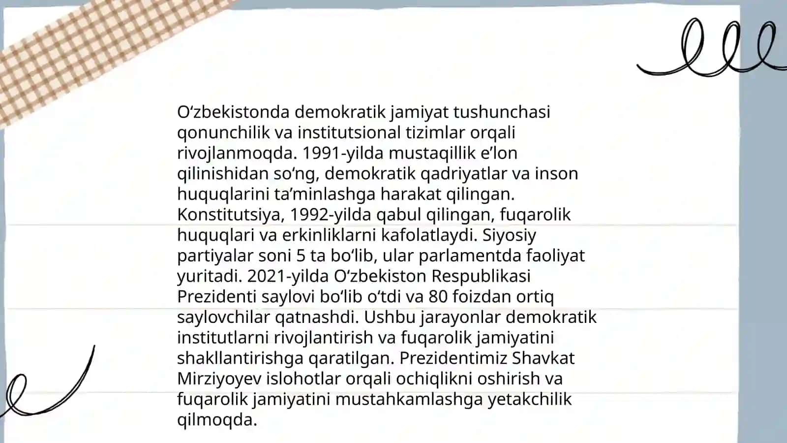 O'zbekistonda demokratik jamiyat tushunchasi 3